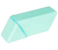 Foldable silicone pencil case GIMBOO, organiser, 200x70x55mm, green-mint