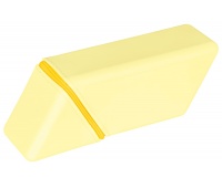 Foldable silicone pencil case GIMBOO, organiser, 200x70x55mm, yellow
