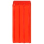 Four-compartment silicone pencil case GIMBOO, 200x80x75mm, red