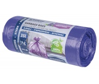 Trash bags DONAU PROFESSIONAL, durable, strong, with handles, 35l, 24 pcs., lavender fragrance