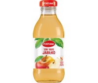 Sok FORTUNA, jabłkowy, szkło, 0,3l