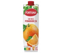 Sok FORTUNA, pomarańczowy, 1l