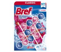 Kulki myjąco-zapachowe do toalet BREF Power Aktiv Flower, 3x50g