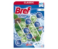 Kulki myjąco-zapachowe do toalet BREF Power Aktiv Pine, 3x50g