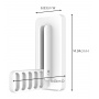 Folding clothes hanger COMMAND&trade; (17029-WHI-1-EU), 1 hanger + 4 strips, white