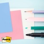 Transparent self-adhesive notes POST-IT Transparent Notes (600-1TRSPB), 73x73mm, 36 sheets, pastel blue