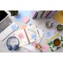 Transparent self-adhesive notes POST-IT Transparent Notes (600-1TRSPB), 73x73mm, 36 sheets, pastel blue