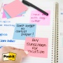 Transparent self-adhesive notes POST-IT Transparent Notes (600-1TRSPO), 73x73mm, 36 sheets, pastel orange