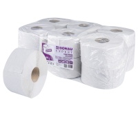 Papier toaletowy makulaturowy DONAU EXPERT Jumbo, 1-warstwowy, 750 listk&oacute;w, 12szt., biały