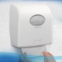 Ręcznik papierowy w roli SCOTT Essential Slimroll, 1-warstwowy, 190 m, 760 listk&oacute;w, 6 rolek, biały, Ręczniki papierowe i dozowniki, Artykuły higieniczne i dozowniki