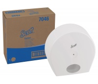 Dozownik do papieru toaletowego Jumbo SCOTT Control, 7046, centralne odwijanie, biały