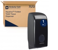 Dozownik do papieru toaletowego składanego KIMBERLY-CLARK, 7172, czarny