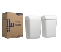 Kosz na śmieci KIMBERLY-CLARK, 43l, 2 szt., biały