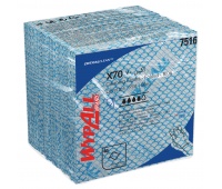Czyściwo składane WYPALL X70 Critical Clean, wł&oacute;kninowe, 35x35cm, 40 szt., niebieskie