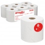 Ręcznik papierowy WYPALL L10 General Clean, centralne odwijanie, 1-warstwowy, 6 rolek x 630 listk&oacute;w, biały, Ręczniki papierowe i dozowniki, Artykuły higieniczne i dozowniki
