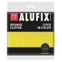 Sponge cloths ALUFIX Professional, 18x18cm, 5 pcs, yellow