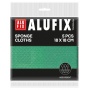 Sponge cloths ALUFIX Professional, 18x18cm, 5 pcs, green