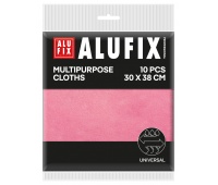 Ściereczki wielofunkcyjne ALUFIX Professional, 30x38cm, 10 szt., r&oacute;żowe