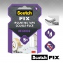 Taśma montażowa dwustronna SCOTCH-FIX Mirror (4496W-1950-P), 19mmx5m, biała, Taśmy specjalne, Drobne akcesoria biurowe