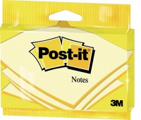 Self-adhesive notes POST-IT&reg; 6830, 76x127mm, 100 sheets, hanging pack, yellow