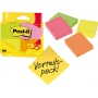 Self-adhesive notes POST-IT&reg;, 38x51mm, 3x100 sheets + 1 pad, assorted colors