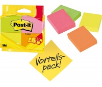 Self-adhesive notes POST-IT&reg;, 38x51mm, 3x100 sheets + 1 pad, assorted colors
