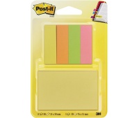 Self-adhesive notes POST-IT&reg;, 76x51mm, 50 sheets + 4x50 page markers, hanging pack, assorted colors