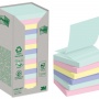 Self-adhesive notes POST-IT&reg; R330-1RPT ECO, 76x76mm, 16x100 sheets, assorted pastel colors