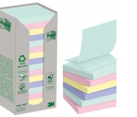 Self-adhesive notes POST-IT&reg; R330-1RPT ECO, 76x76mm, 16x100 sheets, assorted pastel colors