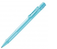 Ballpoint pen LAMY Safari 2D1, M, with black refill, light blue