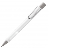 Długopis LAMY Safari 219, M, z niebieskim wkładem, biały