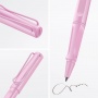 Rollerball pen LAMY Safari 3D2, M, with blue refill, light pink