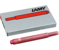Naboje atramentowe LAMY T10, 5 szt., blister, czerwony