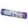 Trash bags DONAU PROFESSIONAL, durable, super strong, with tie tape, 60l, 10 pcs., lavender fragrance, purple