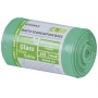 Waste sorting bags DONAU HOME, with handles, glass, 35l, 50 pcs., green