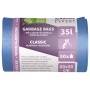 Waste bags DONAU EXPERT, classic, LDPE, 35l, 50 pcs., blue