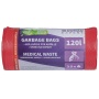 Medical waste bags DONAU EXPERT, LDPE, 120l, 25 pcs., red