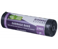 Waste bags DONAU EXPERT, classic, LDPE, 240l, 10 pcs., black