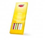 SŁOMKI SZKLANE LIPTON, 4 szt.