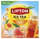 Herbata LIPTON, do parzenia na zimno, brzoskwinia, 10 torebek