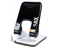 Hole punch SAX 558 EasyPro L, punches up to 50 sheets, black