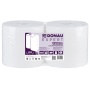 Wiper roll DONAU EXPERT, 2 layers, 650 sheets, 2 pcs, white