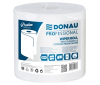 Wiper roll DONAU PROFESSIONAL, 2 layers, 1080 sheets, white