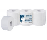 Cellulose toilet paper DONAU PROFESSIONAL Jumbo, 2 layers, 750 sheets, 6 pcs, white