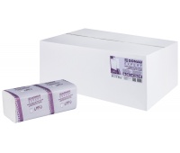 Cellulose ZZ folded towels DONAU EXPERT, 1 layer, 3800 sheets, 20 pcs, white