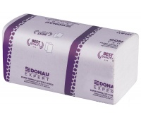 Cellulose ZZ folded towels DONAU EXPERT, 1 layer, 3800 sheets, 20 pcs, white