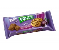 Cookies Pieguski MILKA, 135 g, chocolate with raisins