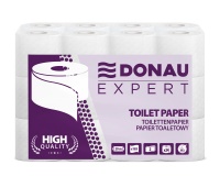 Papier toaletowy celulozowy DONAU EXPERT, 2-warstwowy, 185 listk&oacute;w, 24szt., biały
