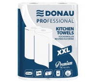 Ręcznik kuchenny celulozowy DONAU PROFESSIONAL XXL, 3-warstwowy, 100 listk&oacute;w, 2szt., biały