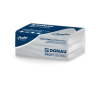 Ręcznik ZZ celulozowy DONAU PROFESSIONAL, 2-warstwowy, 3000 listk&oacute;w, 20szt., biały